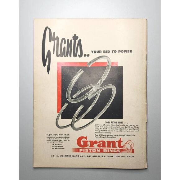 1952 Hot Rod Magazine Sept. - Studebaker V8 - California Streamliner M616 - Picture 7 of 8